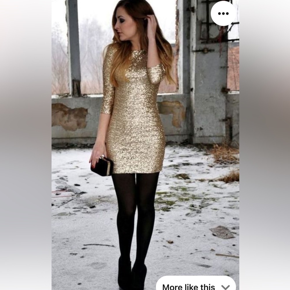 Sequins Christmas dress by tfnc London size S bodycon